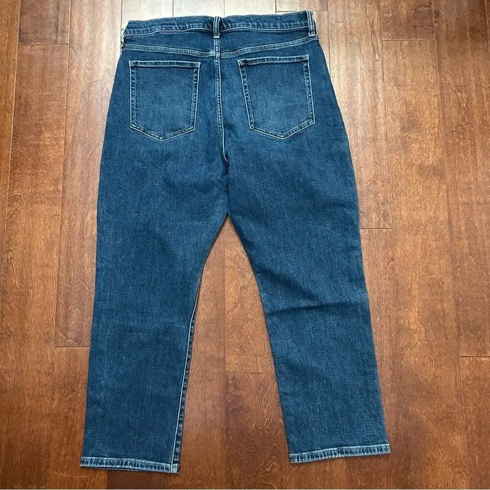 Banana Republic Men’s High Rise Straight Blue Jeans, Size 33